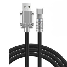 Кабель Abodos AS-DS339c Fast charging data cable USB to Type-C 6A 1.2m Black
